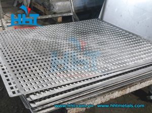 Đột CNC nhôm tấm dày 3mm