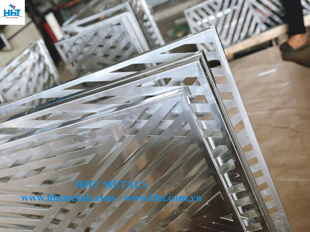 Gia công mặt dựng CNC nhôm tấm theo yêu cầu - HHT